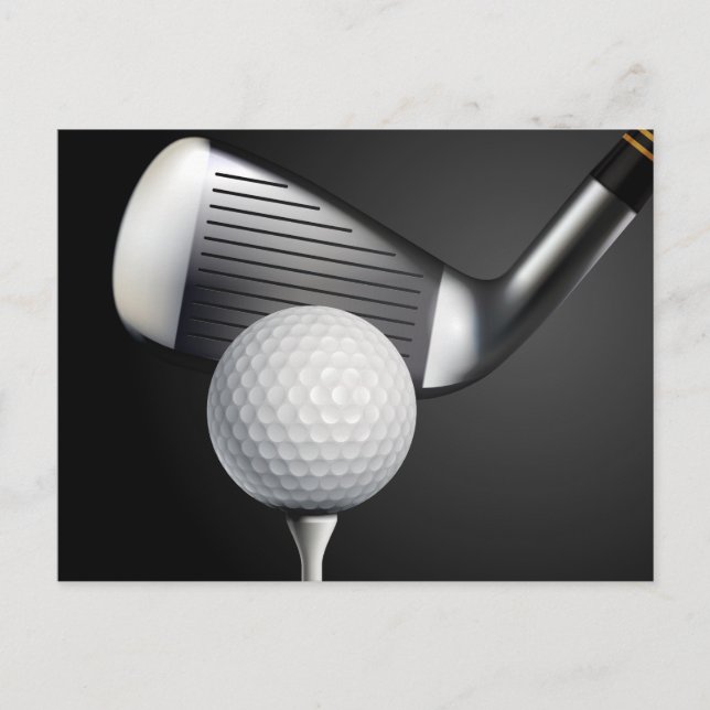 Golf Postkarte (Vorderseite)