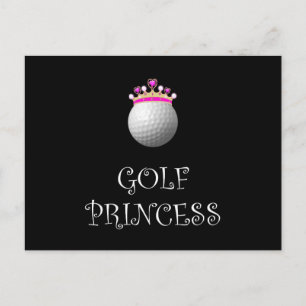 Golf Princess Postkarte