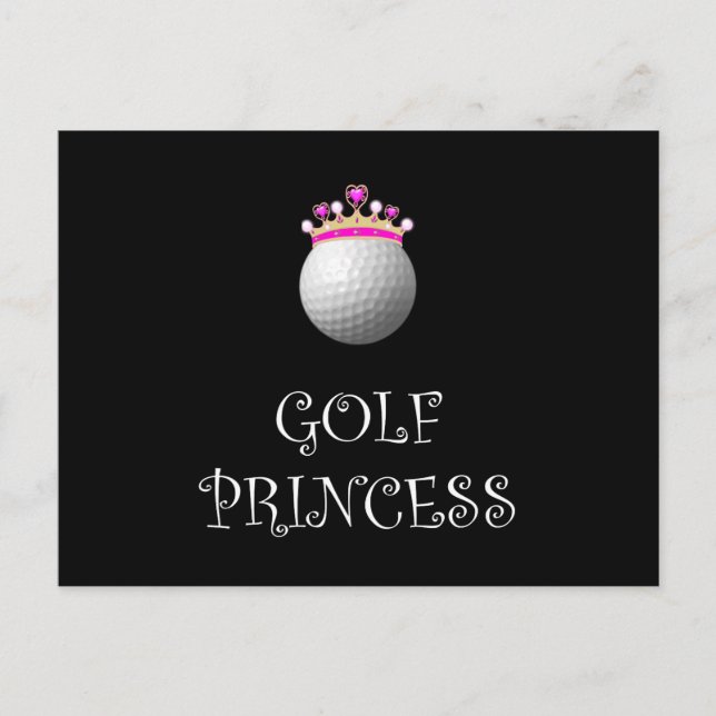 Golf Princess Postkarte (Vorderseite)