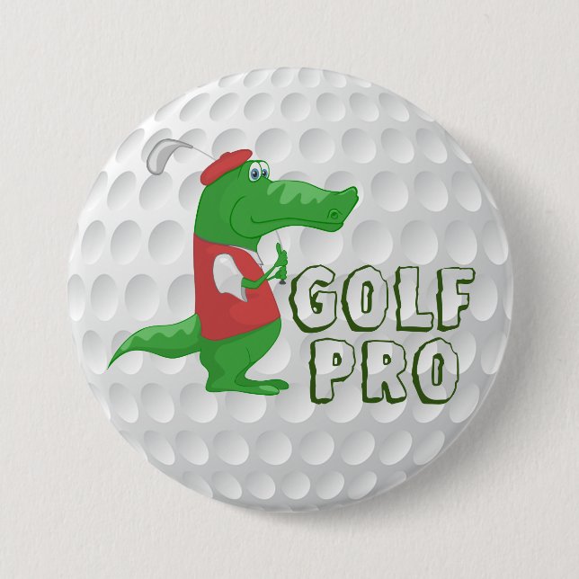Golf Pro Alligator Button (Vorderseite)
