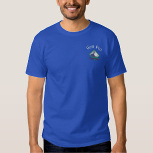 Golf-Pro mit gesticktem Logo Besticktes T-Shirt