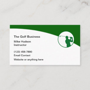 Golf Professionnel Carte de visite moderne
