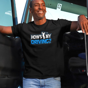 Golf Pun Shirt - Wie fahre ich?