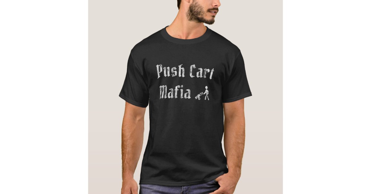 Golf Push Cart Mafia, Funny Golfspielen T-Shirt