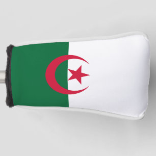 Golf Putter Abdeckung mit Flagge Algeriens Headcover