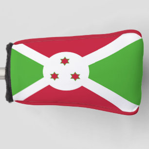 Golf Putter Abdeckung mit Flagge Burundis Headcover