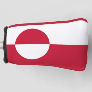 Golf Putter Abdeckung mit Flagge Grönlands Golf Headcover