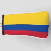 Golf Putter Abdeckung mit Flagge Kolumbiens
