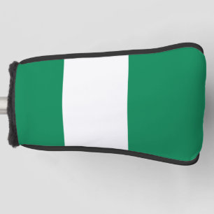 Golf Putter Abdeckung mit Flagge Nigerias Headcover