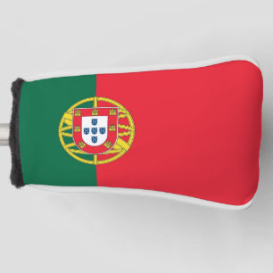 Golf Putter Abdeckung mit Flagge Portugals Headcover