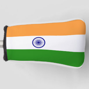 Golf-Putter-Abdeckung mit Flagge von Indien Golf Headcover