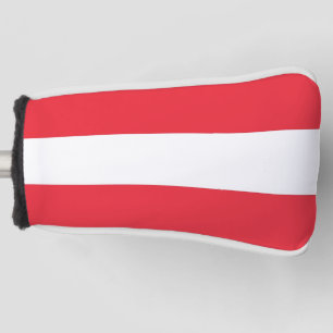 Golf Putter Abdeckung mit österreichischer Flagge Headcover
