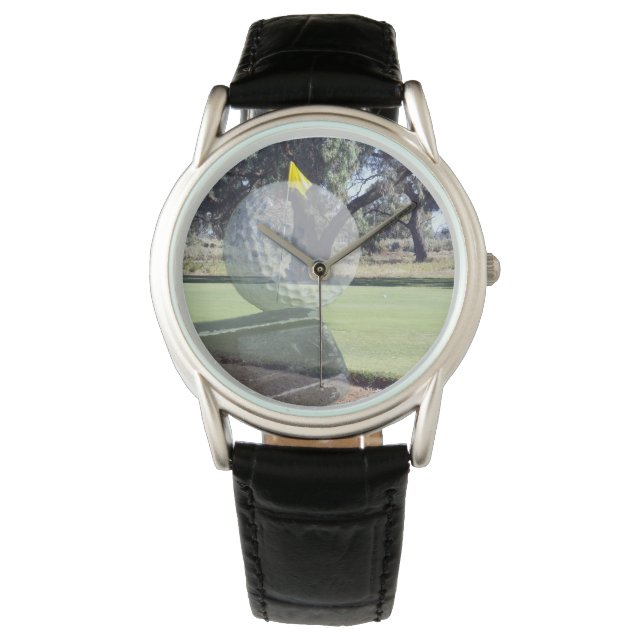 Golf Putter Ball in Schichtform, Armbanduhr (Vorderseite)