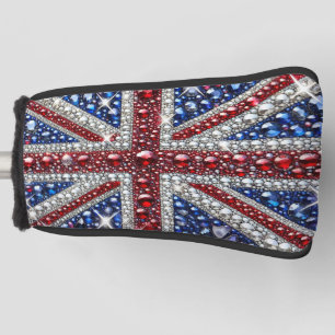 Golf Putter Cover mit britischer Farbgestaltung Headcover