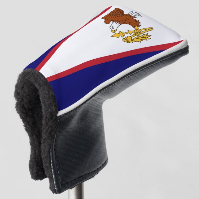 Golf Putter Cover mit Flag American Samoa Headcover (3/4 Vorderseite)