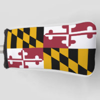 Golf Putter Cover mit Flag Maryland, USA