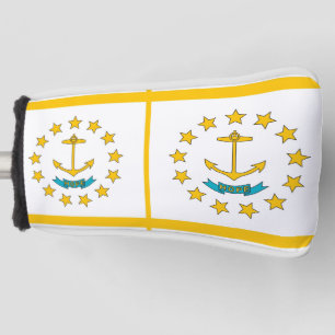 Golf Putter Cover mit Flag Rhode Island, USA Headcover