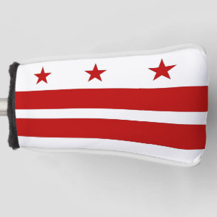 Golf Putter Cover mit Flag Washington DC, USA Headcover