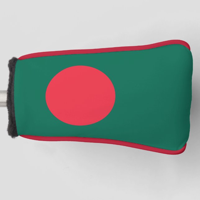 Golf Putter Cover mit Flagge von Bangladesch Golf Headcover (Vorderseite)