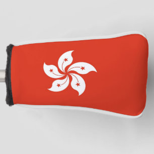 Golf Putter Cover mit Flagge von Hong Kong Headcover