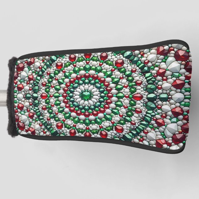Golf Putter Cover mit italienischem Farbdesign Golf Headcover (Vorderseite)