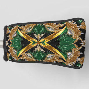 Golf Putter Cover mit jamaikanischer Farbgestaltun Headcover