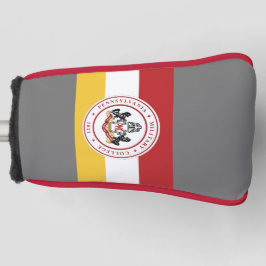 * Golf Putter Cover mit PMC Flag Logo Headcover
