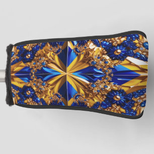 Golf Putter Cover mit Schwedenfarben Design Headcover