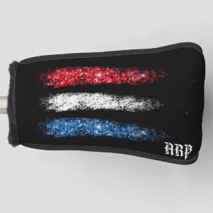 *~* Golf Putter Cover Patriotic Modern USA Flag Headcover