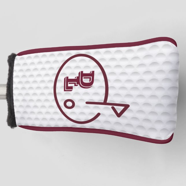 Golf Putter Cover - Personalisiertes Design (Burgu Headcover (Vorderseite)