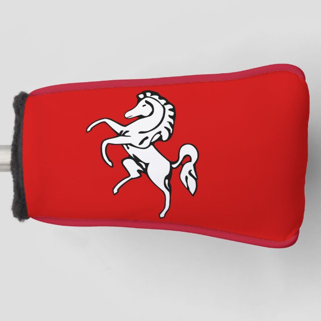 Golf Putter Cover with Flag of Kent, England Golf Headcover (Vorderseite)