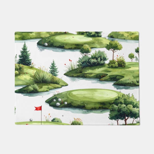 Golf Putting Grünfläche Fußmatte (Vorderseite)