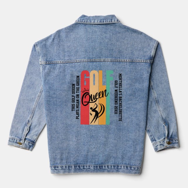 GOLF-QUEEN für Frauen Jeansjacke (Rückseite)