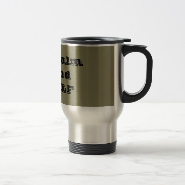 GOLF Quote Travel Mug Reisebecher (Rechts)