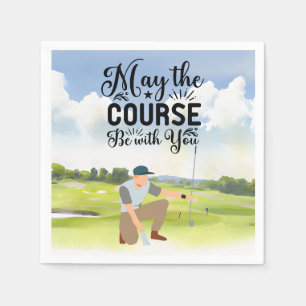 Golf Quotes Funny Sprichwort Serviette