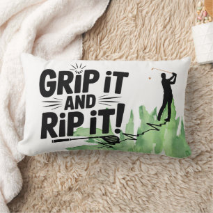 Golf Quotes Motivation Funny für Golfer Lendenkissen