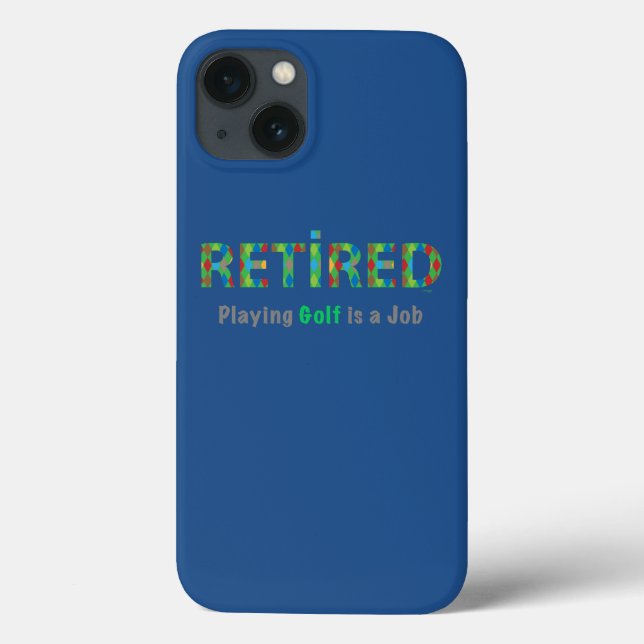 GOLF - Remüde, Golf spielen ist ein JOB Case-Mate iPhone Hülle (Rückseite)