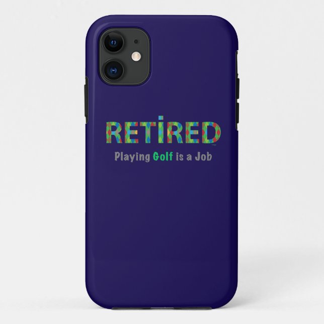 GOLF - Remüde, Golf spielen ist ein JOB Case-Mate iPhone Hülle (Rückseite)
