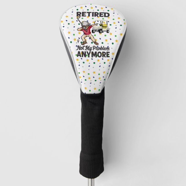 Golf Remüde nicht mein Problem mehr versuchen Golf Golf Headcover (Vorderseite)