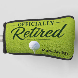 GOLF RENTENEINTRITT für Golfer auf grünem Gras Headcover