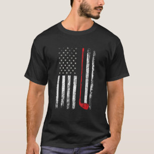Golf Retro mit America Flag Funny Vintag Golf Cl T-Shirt