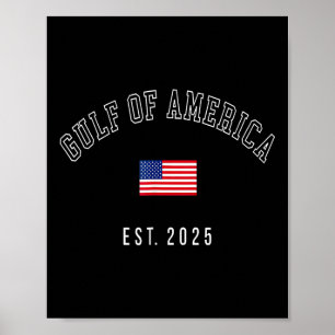 Golf Retro of America Est 2025 US-amerikanische Fl Poster