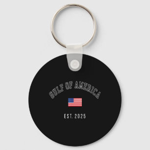 Golf Retro of America Est 2025 US-amerikanische Fl Schlüsselanhänger