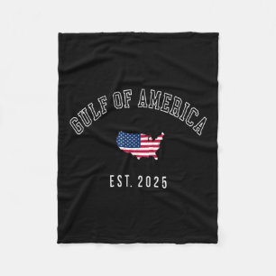 Golf Retro of US America Est 2025 American Flag Fleecedecke