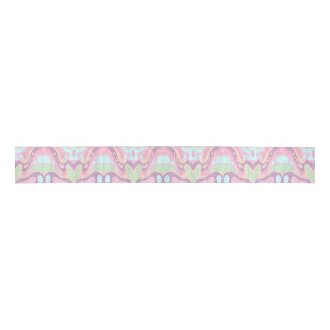 Golf Ribbon Pastel Ripsband (Vorderseite)