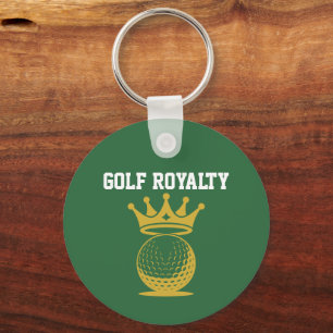 Golf Royalty Custom Sponsor QR Code Schlüsselanhänger
