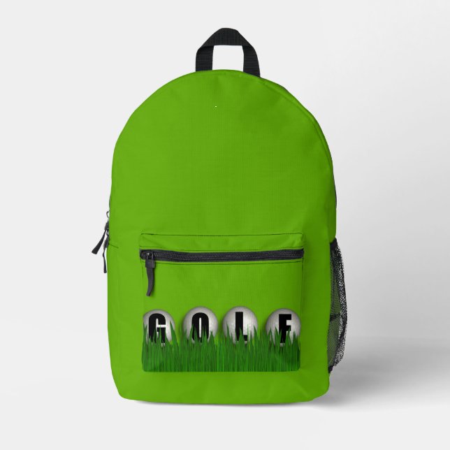 Golf-Rucksack Bedruckter Rucksack (Vorderseite)