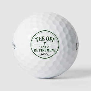 Golf-Ruhestand für Golfer Golfball