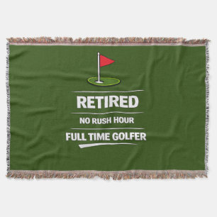 Golf-Ruhestand mit Golf-Flagge auf Grün Decke