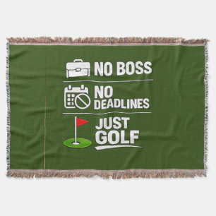 Golf-Ruhestand mit Golf-Flagge auf Grün Decke